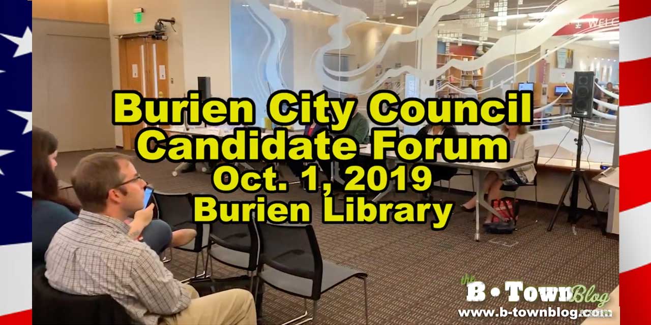 Burien City Council Candidate Forum 101/19