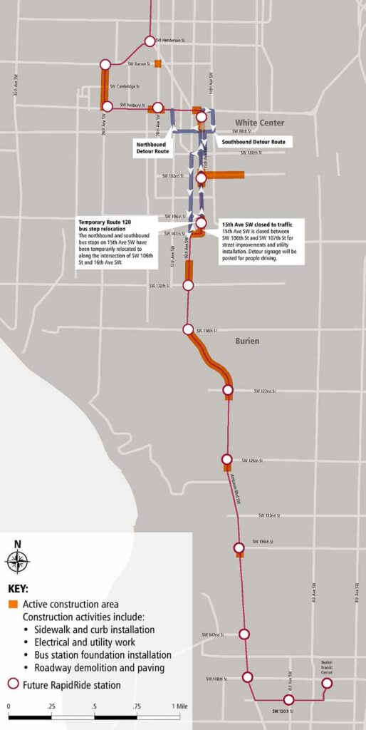 Metro delays RapidRide H Line launch date to complete transit corridor improvements