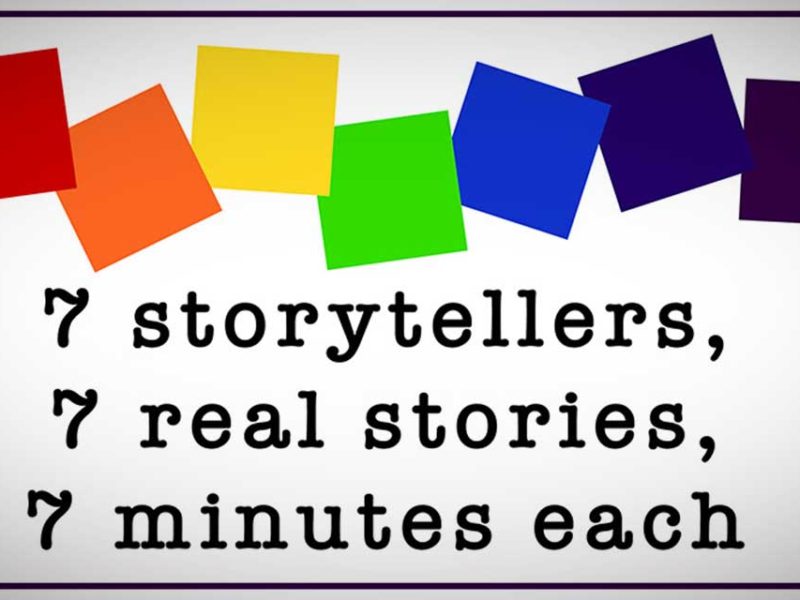 REMINDER: Storytellers will share ‘Advice to My Younger Self’ at 7 Stories this Friday night