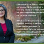 Burien Mayor Sofia Aragon officially announces candidacy for King County Council