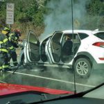 Car fire closes 2 lanes of SR 518 Wednesday