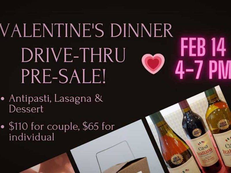 Second annual Valentine’s Dinner Drive-thru at Casa Italiana brings Amoré per Tutti!