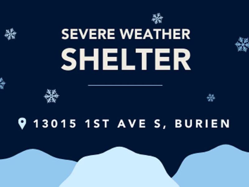 Burien’s Severe Weather Shelter seeking volunteers for two work parties next week