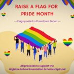 In support of Pride Month, Discover Burien selling limited number of Pride Flags to be raised in Downtown Burien