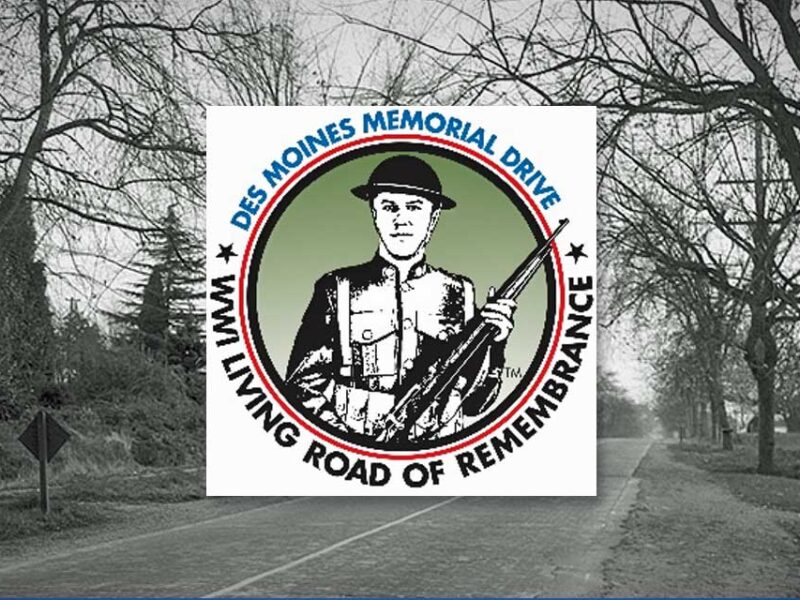 Des Moines Memorial Drive Preservation Association will unveil WWI themed signal box art on Memorial Day
