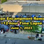 VIDEO: Watch our time-lapse chronicle of Thursday's sweep of Burien homeless encampment