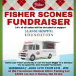 Fisher Scones Truck coming to Burien June 14 to support St. Anne Hospital Foundation