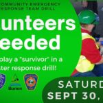Volunteers needed to play ‘survivors’ in disaster response drill on Saturday, Sept. 30