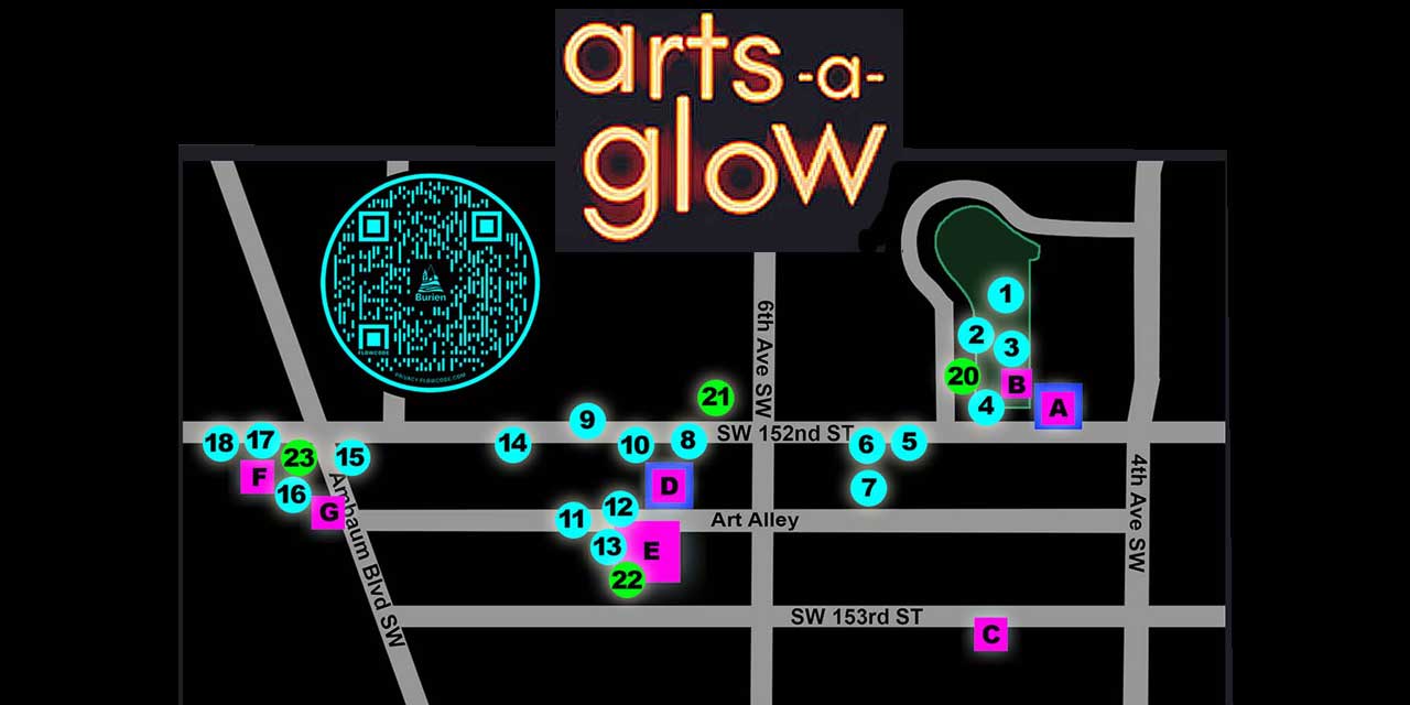 Map For Saturday Got your twinkle lights ready? Map for Saturday night's awesome Arts-A ...