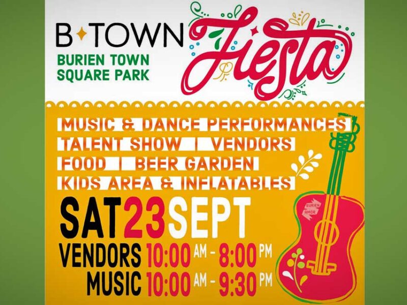 REMINDER: B-Town Fiesta is this Saturday, Sept. 23 and here’s the lineup