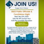 Seattle Southside Chamber's Candidates Night Reception will be Wednesday, Sept. 27