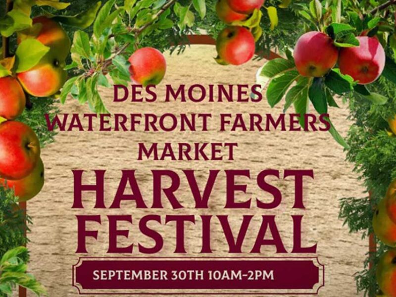 Final 2023 Des Moines Waterfront Farmers Market will be Renaissance themed this Saturday