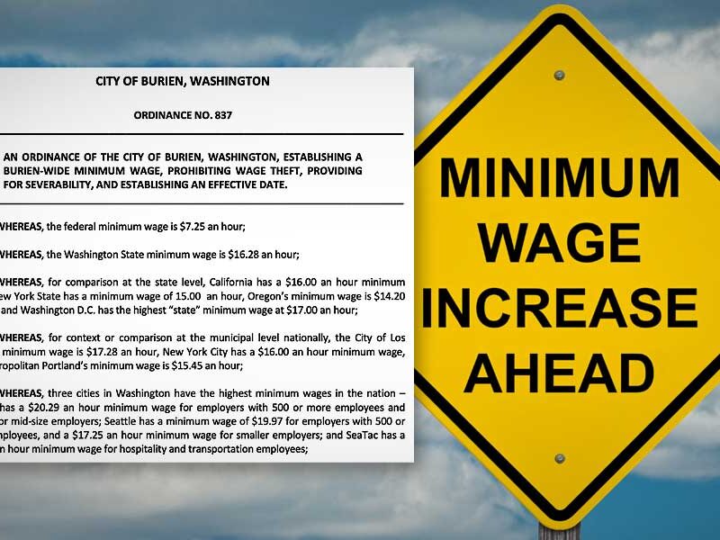 Business owners applaud Burien City Council’s minimum wage increase; proponents call it ‘an embarrassment’