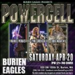 Rock out with 'Powercell' at Burien Eagles this Saturday night, April 20