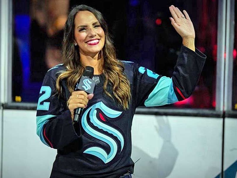From hiding under a snack bar to center ice, Burien singer Madison Stoneman conquers stage fright to belt out Seattle Kraken Anthems