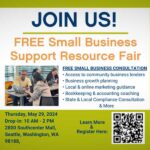 Need help with your biz? Seattle Southside Chamber's Technical Assistance Open House will be Thursday, May 29