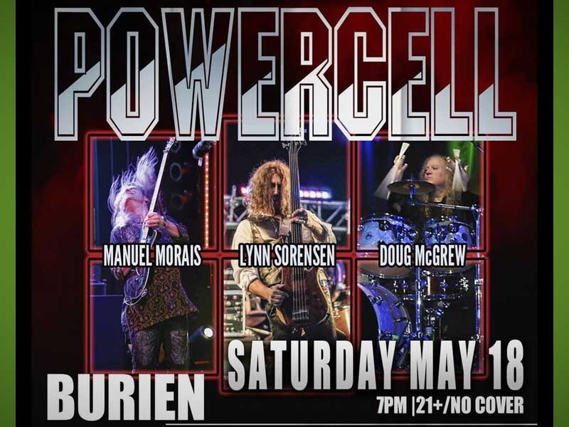 Rock out to ‘Powercell’ at Burien Eagles this Saturday night, May 18