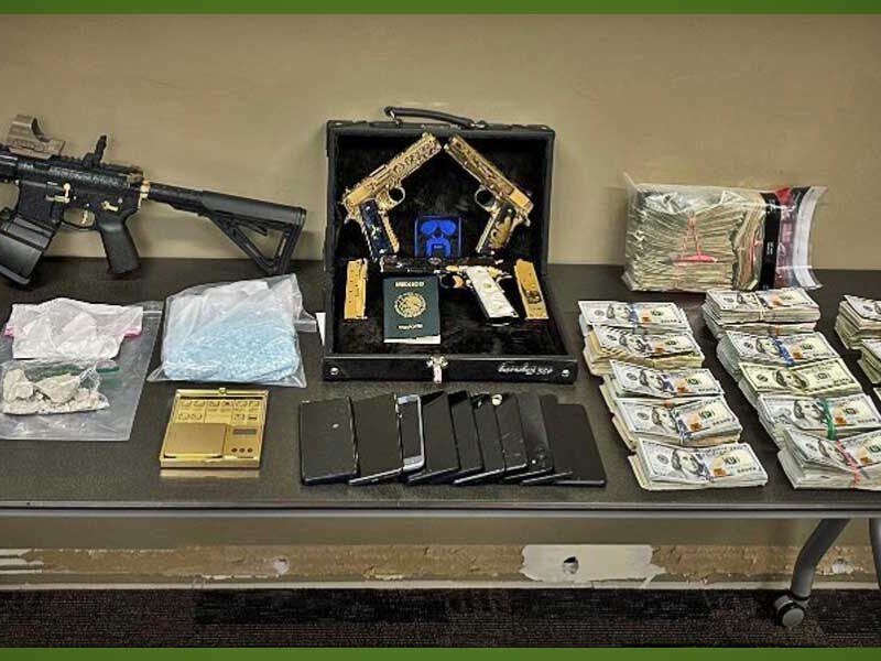 Burien Police bust nets narcotics, firearms tied to Sinaloa Cartel