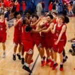 PHOTOS: Kennedy Catholic Lancer boys edge Mt. Rainier Rams 67-59 in boys basketball conference win