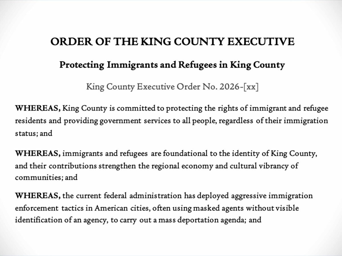 King County Executive strengthens protections and support for immigrant and refugee communities