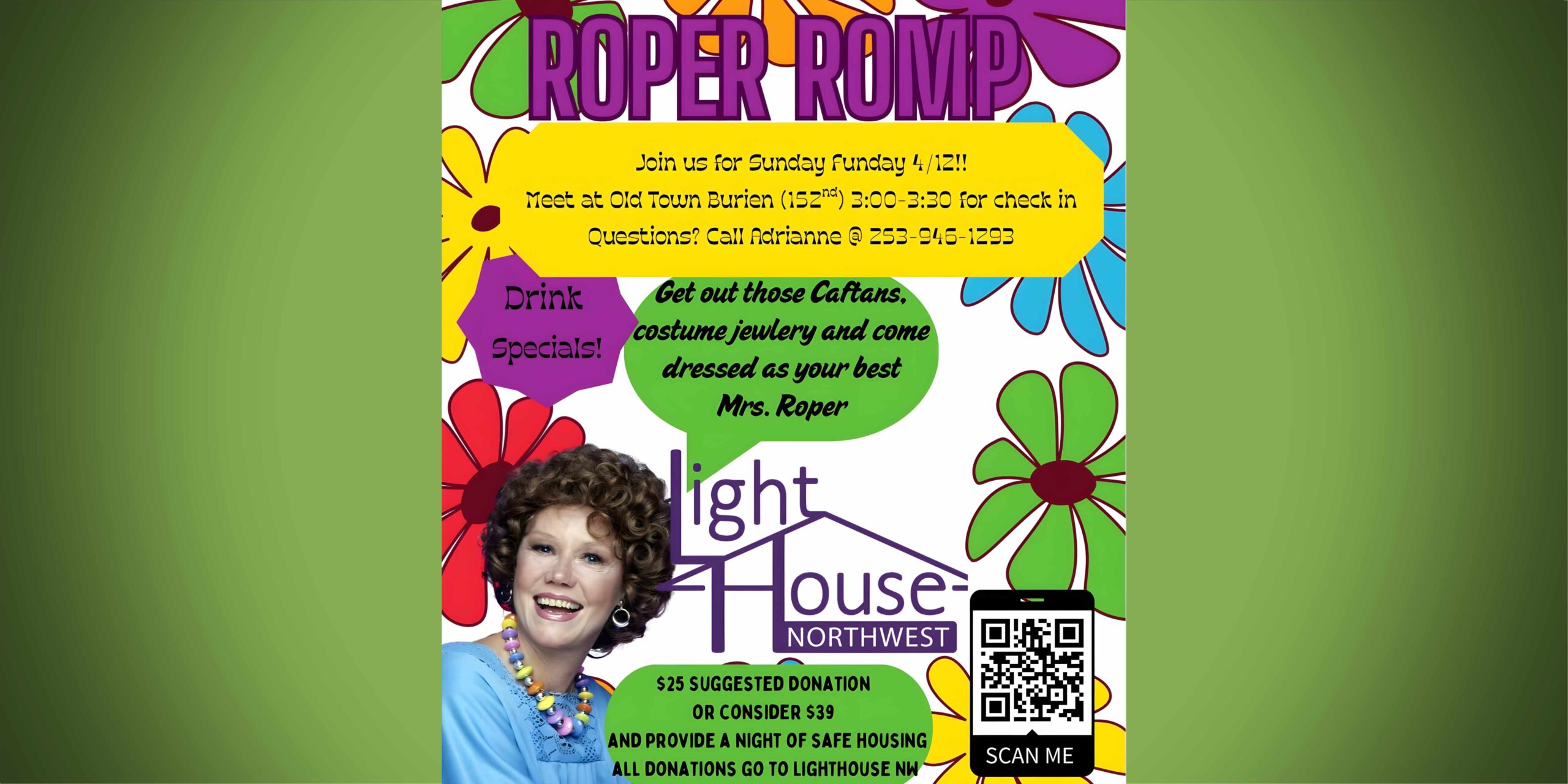 Roper Romp Signs SAVE THE DATE: Put your caftans on for a 'Roper Romp' fundraiser for ...