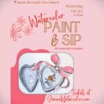Celebrate Valentine’s at Marina Mercantile with Themed Tea, Paint and Sip Night