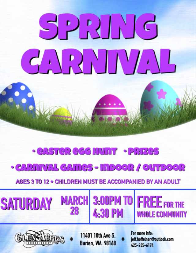 GlenAcres EasterSpringCarnival flyer 640