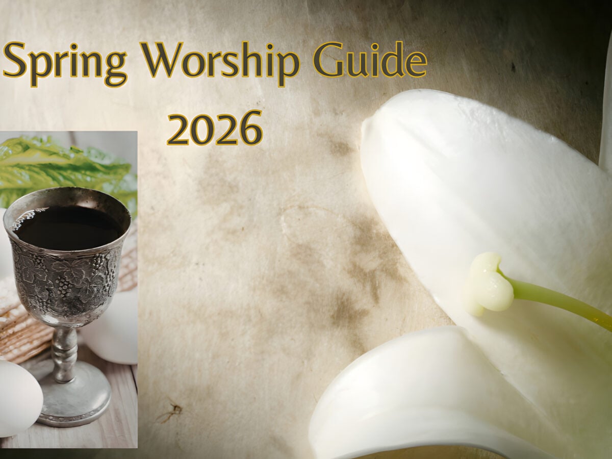 Our fifth annual Spring Worship Guide 