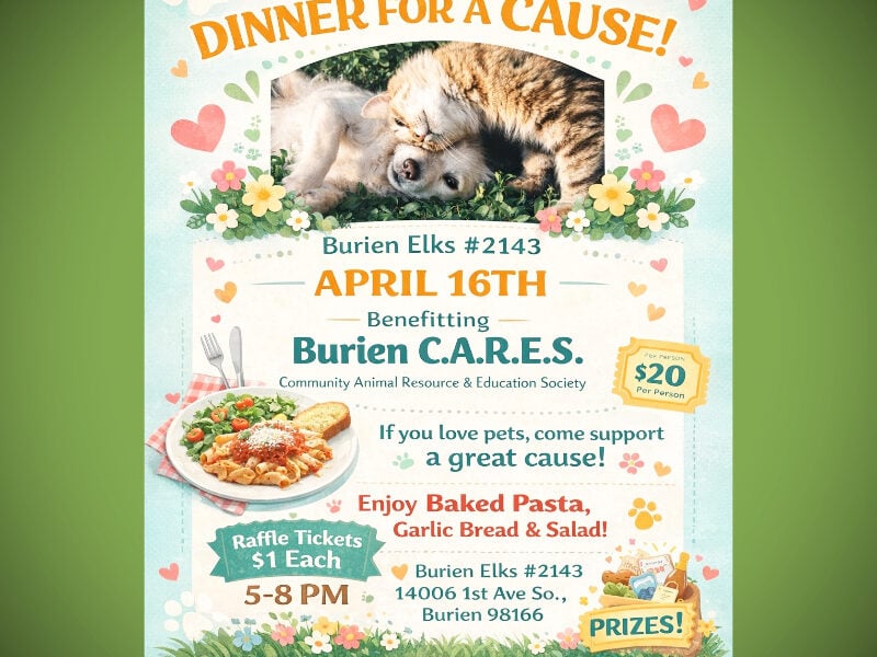 BTB BurienElksDinnerForCARES041426