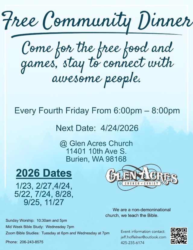 GlenAcres CommunityDinnerWithSpecificDate 640