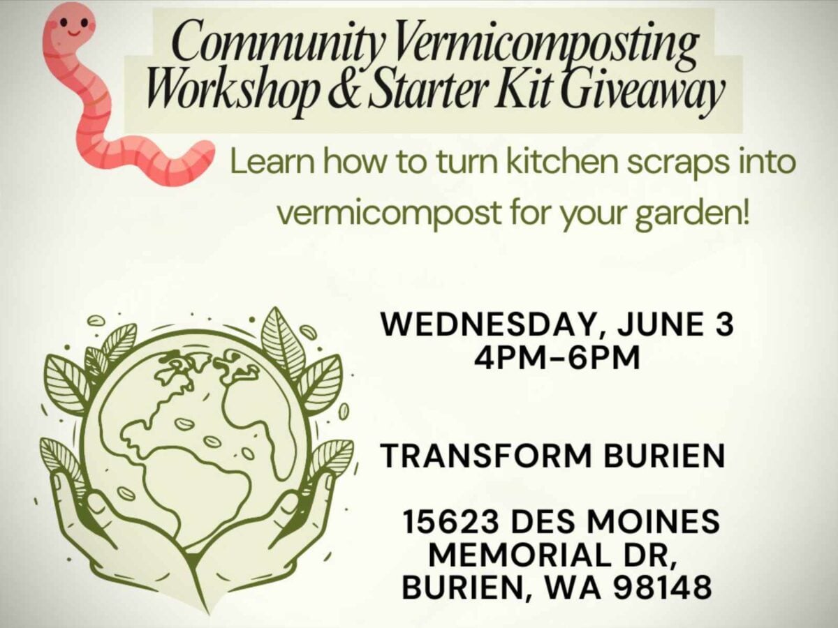 Learn to turn kitchen scraps Into compost at free Burien workshop on Wednesday, June 3
