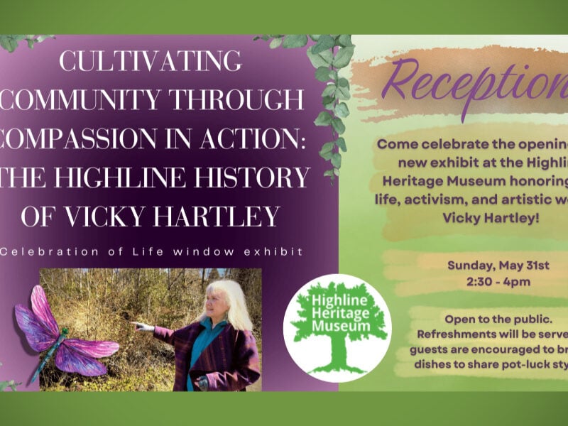 Highline Heritage Museum to host free reception for Vicky Hartley exhibit this Sunday, May 31