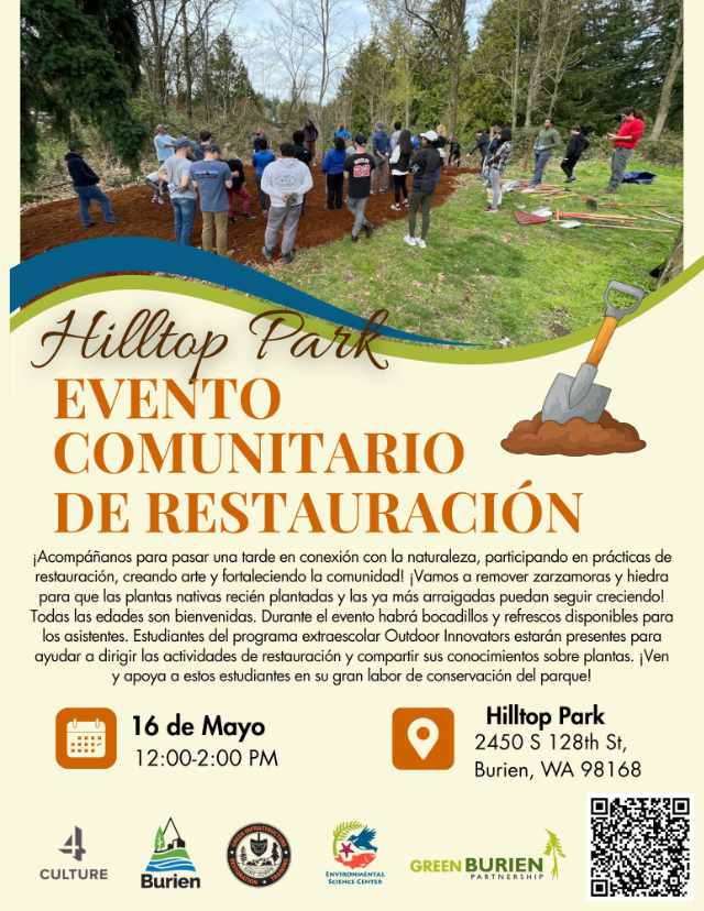 Hilltop Park Restoration Flyer Spanish 640