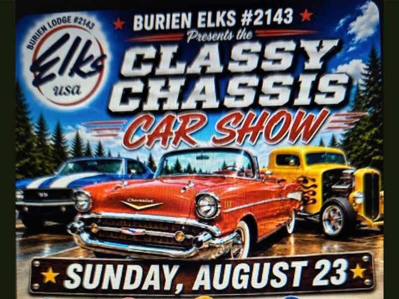 SAVE THE DATE: Burien Elks to host Classy Chassis Car Show Aug. 23 featuring classic and custom vehicles
