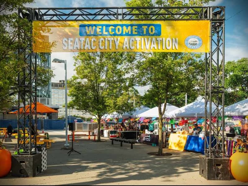 Watch every game, every day for FREE at City of SeaTac World Cup watch parties and family activities at two sites