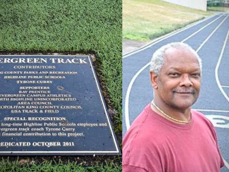 Former Evergreen coach, lottery winner Tyrone Curry to be recognized with plaque at school track