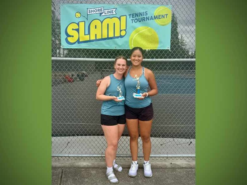 Highline High girls Katelyn Hoang and Cassidy Hill shine at 3rd annual Shoreline Slam tennis tournament 