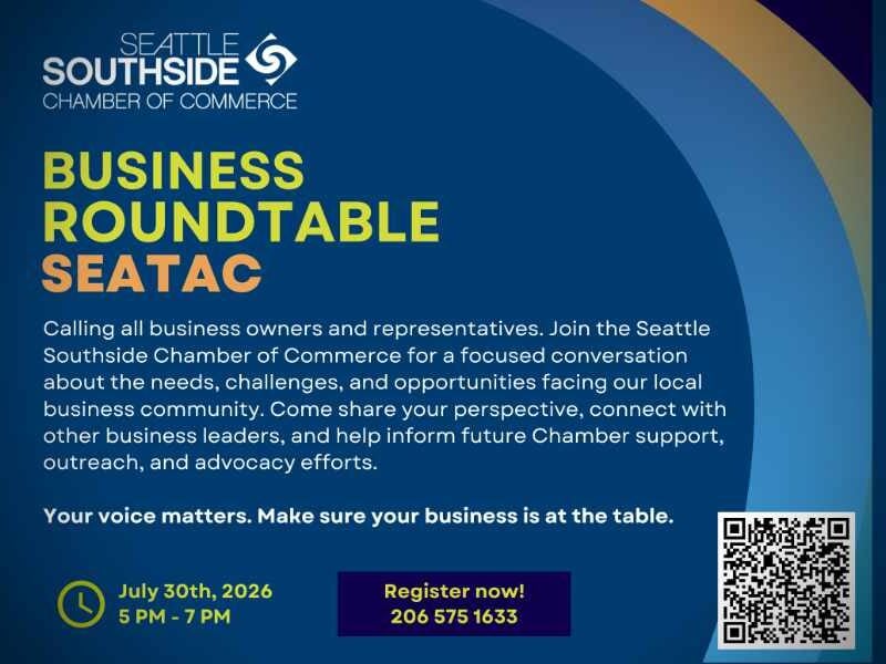 SeaTac Business Roundtable set for Thursday, July 30 with Port of Seattle, city updates
