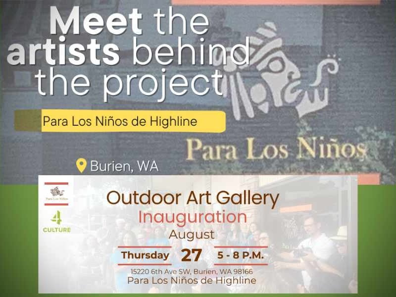 Para Los Niños de Highline to launch outdoor art gallery in Burien on Thursday, Aug. 27