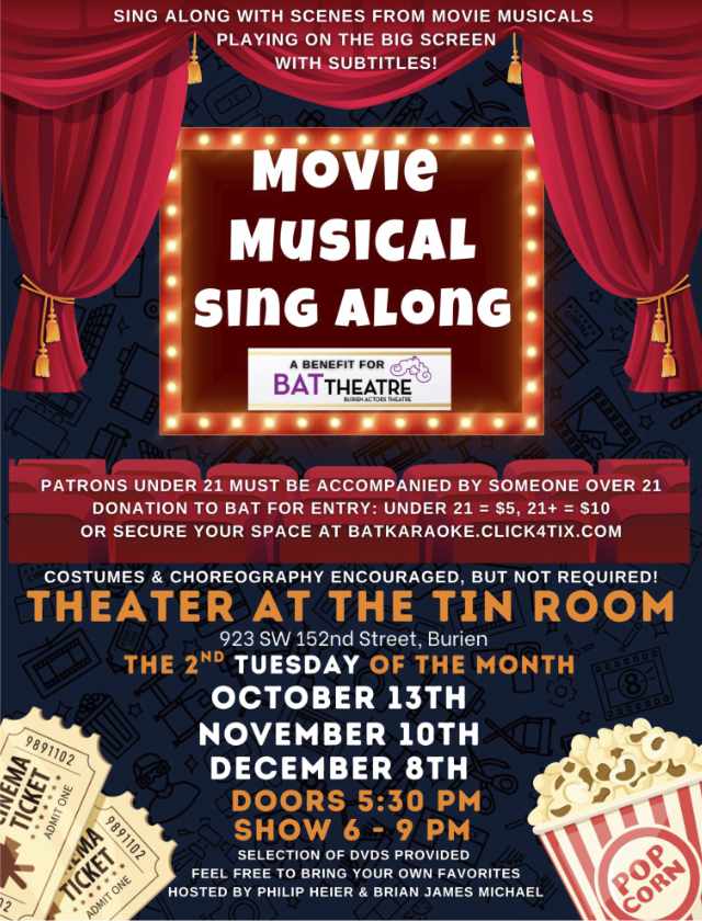 BAT MovieKaraoke 2026 Single 8.5 x 11 Flyer