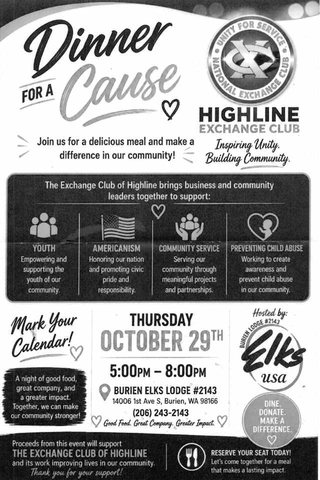 Elks Dinner for a Cause Event 10 29 2026 640