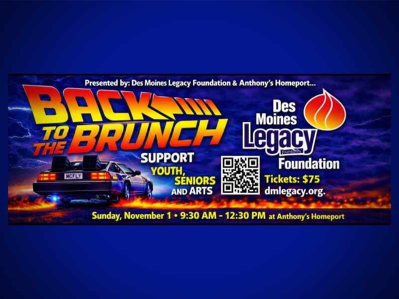Des Moines Legacy Foundation bringing ‘Back to the Brunch’ fundraiser to Anthony’s on Sunday, Nov. 1